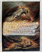 Blake, William The Descent of Christ oil